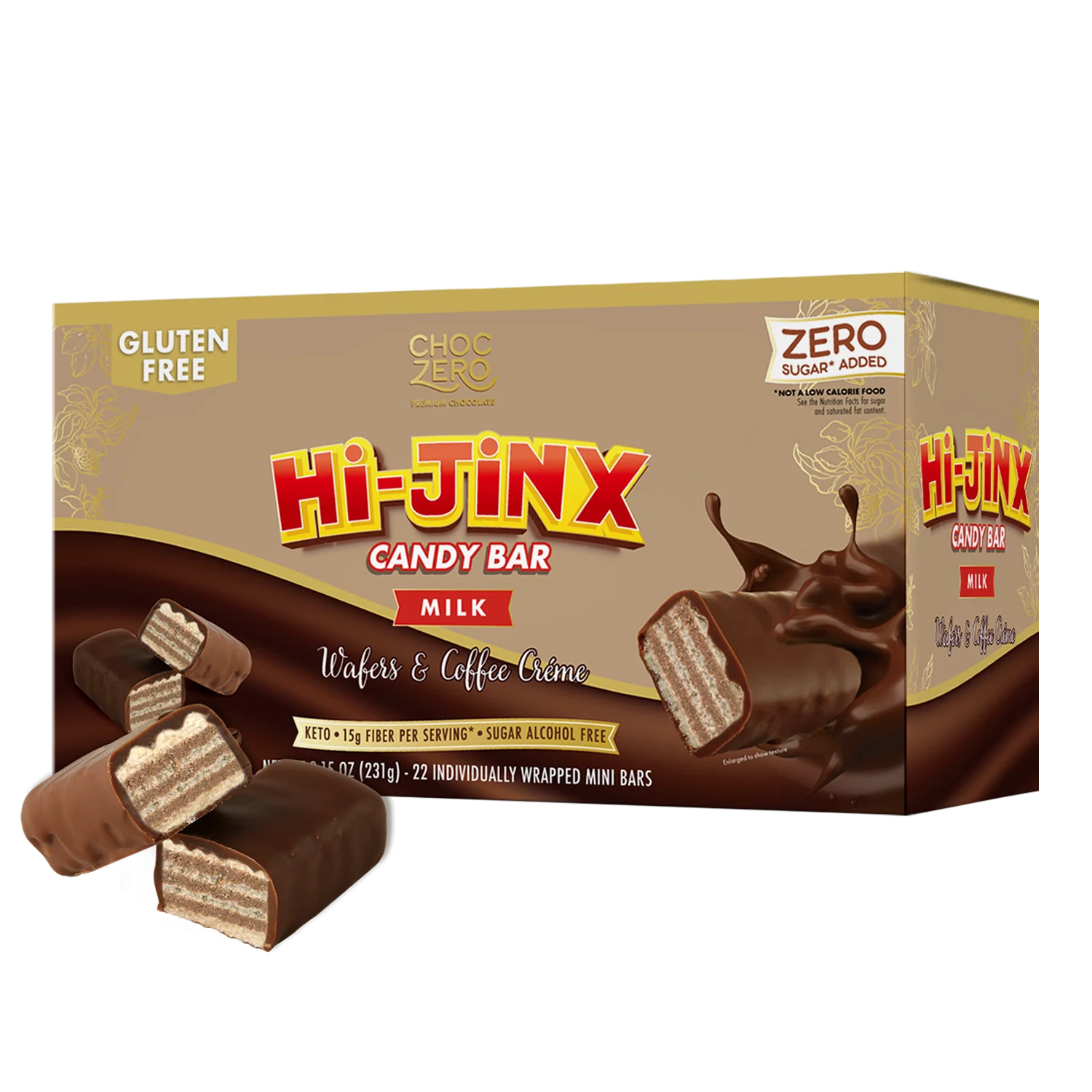 Hi-Jinx Milk Chocolate Coffee Candy Bars