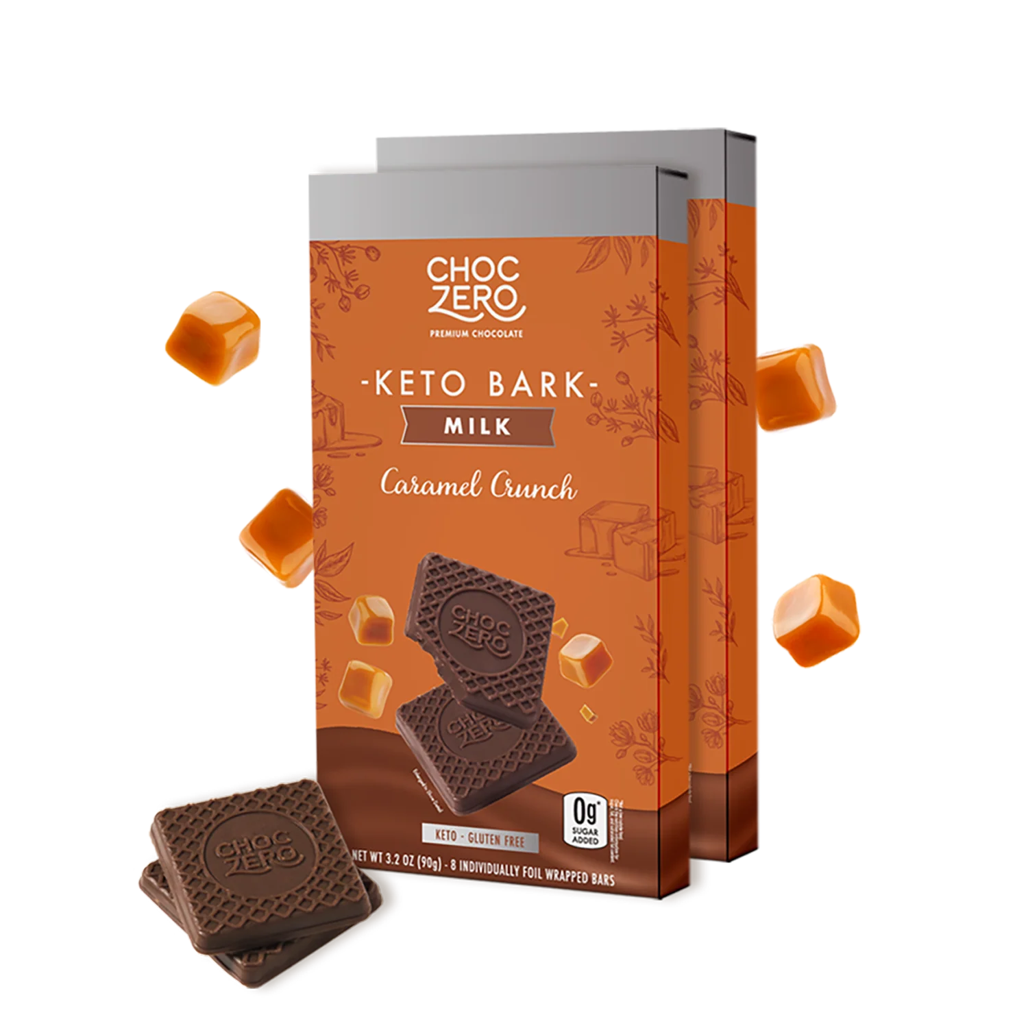 Milk Chocolate Caramel Candy Keto Bark