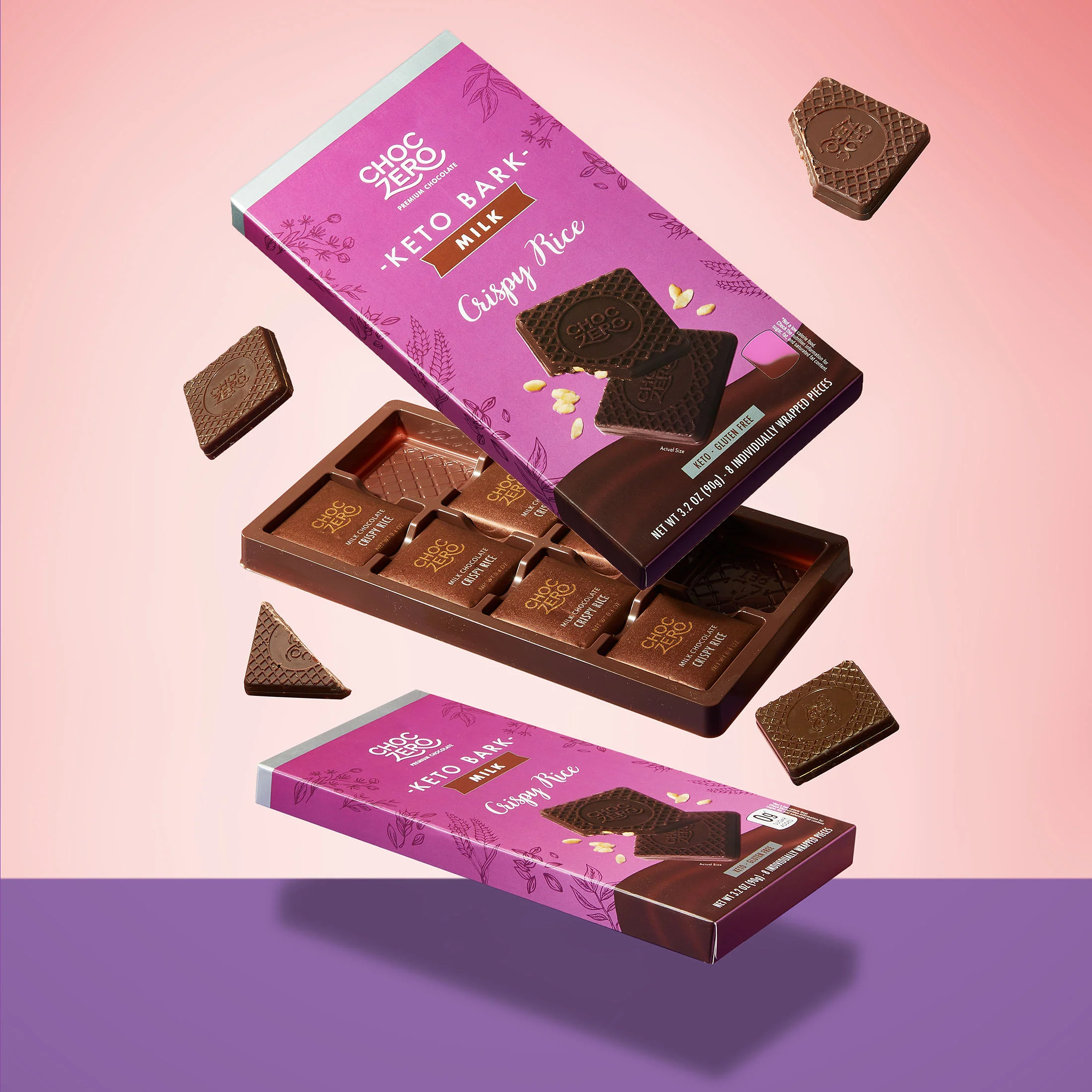 Milk Chocolate Crispy Rice Keto Bark - Image 2