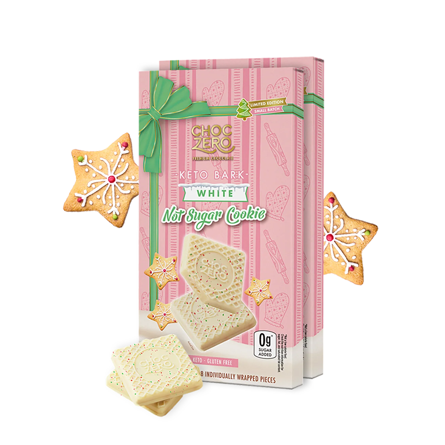 Not Sugar Cookie Christmas Keto Bark