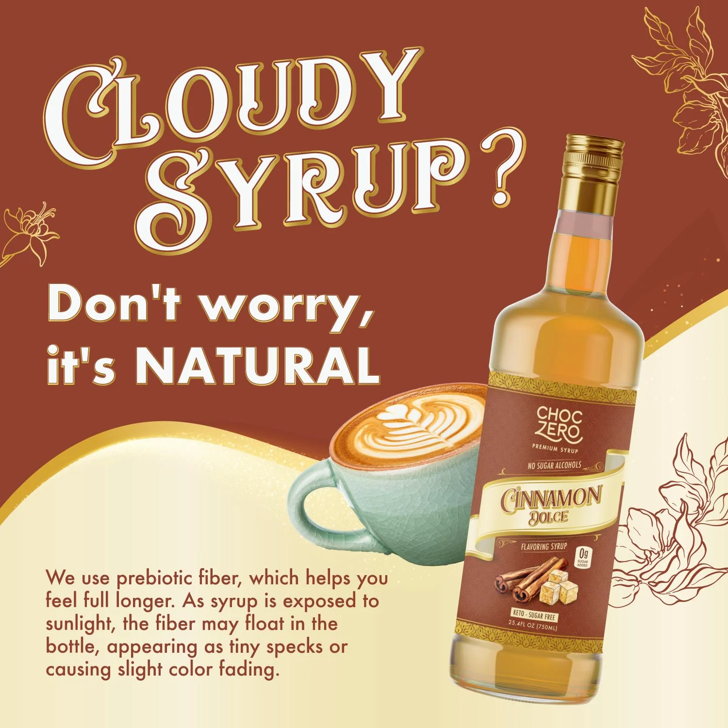 Sugar Free Cinnamon Dolce Coffee Syrup - Image 3