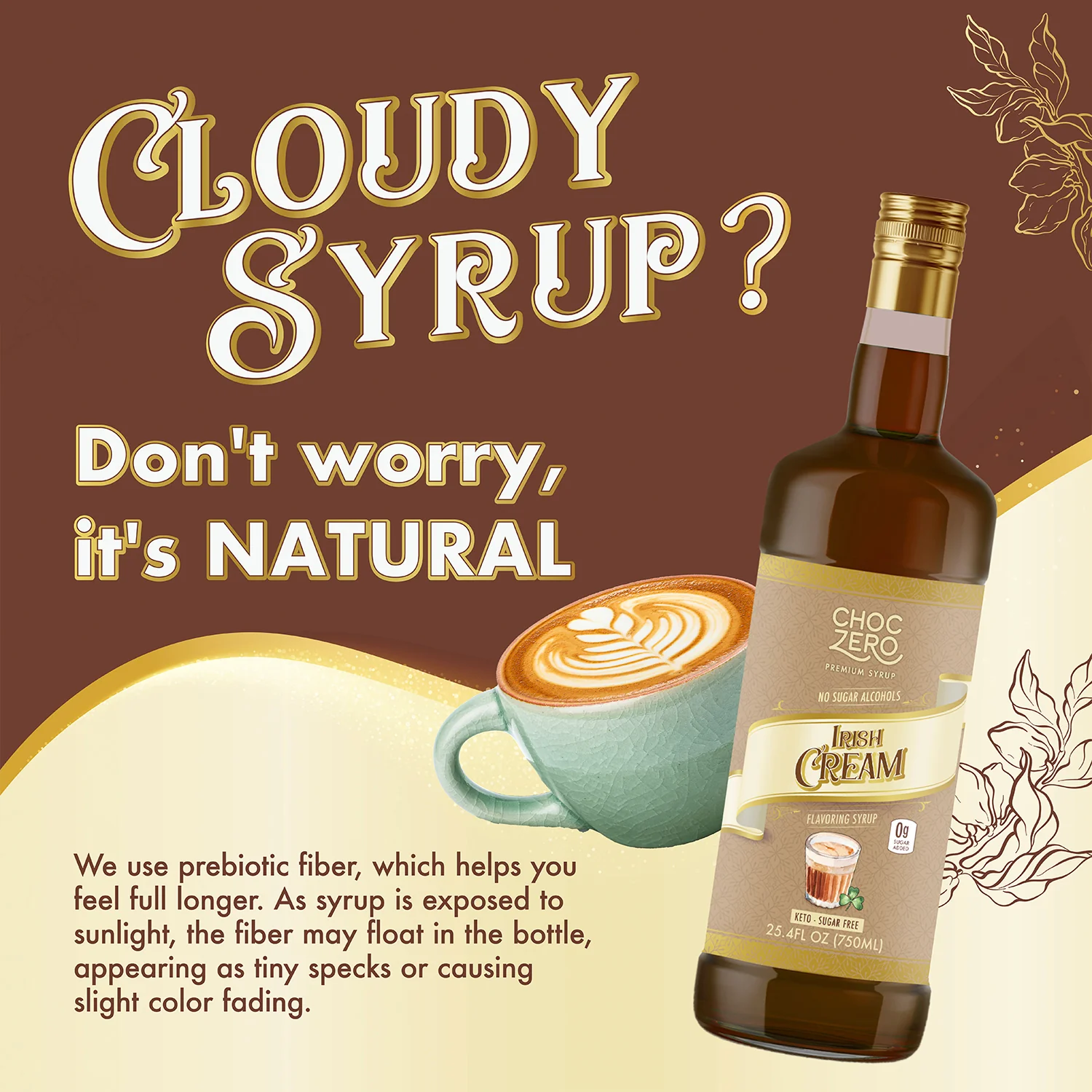 Sugar Free Irish Cream Coffee Syrup - Image 3