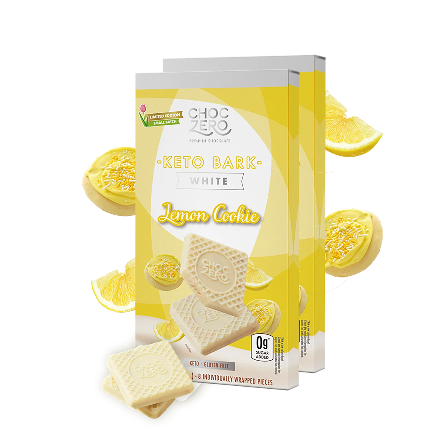 White Chocolate Lemon Cookie Keto Bark