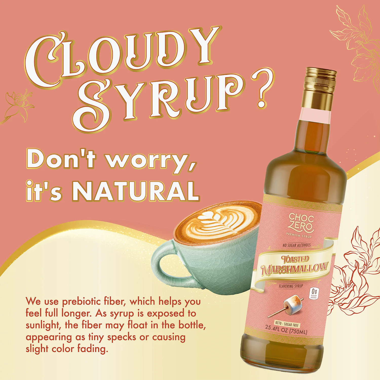 Sugar Free Toasted Marshmallow Coffee Syrup - Image 2