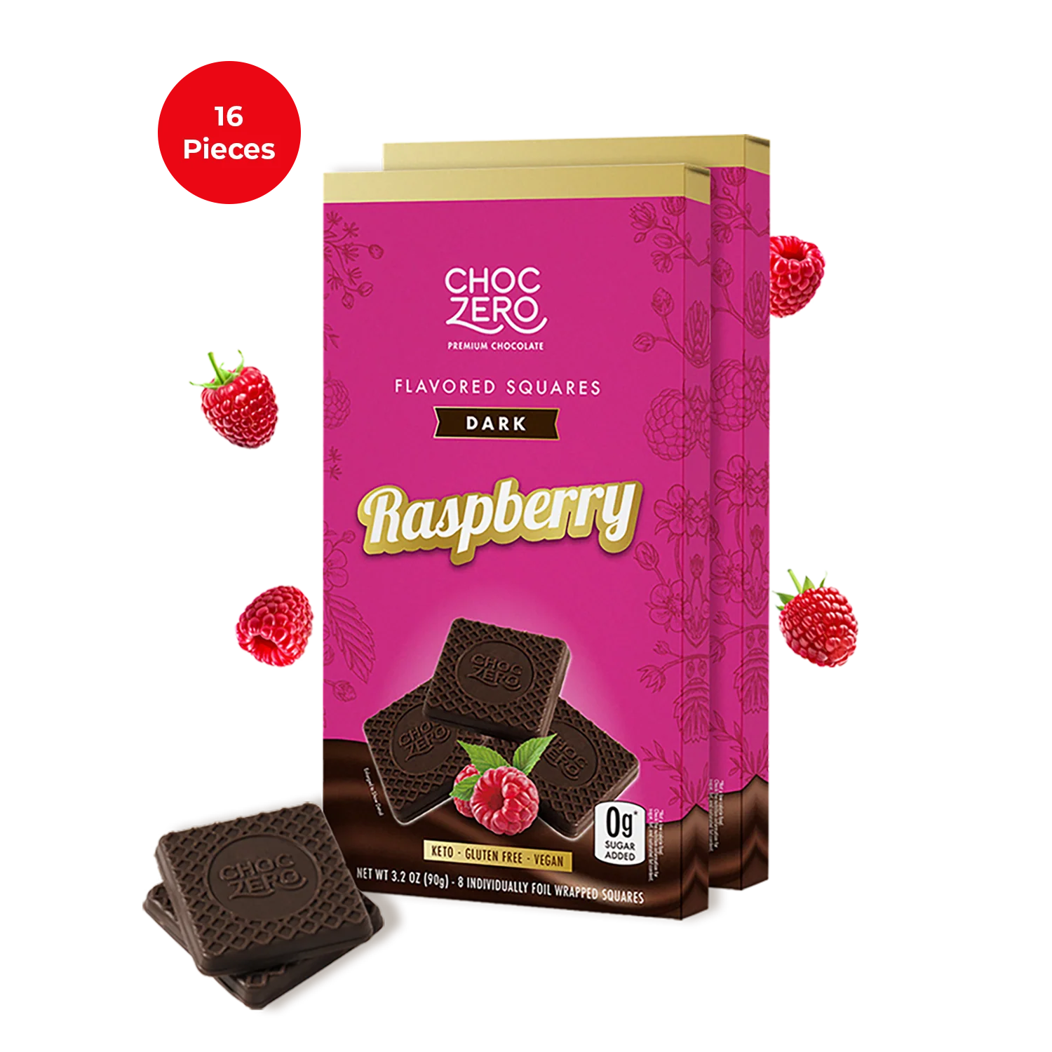 Dark Chocolate Raspberry Squares - Image 2